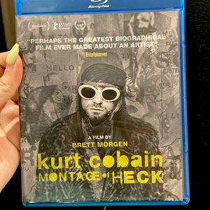 Kurt Cobain Montage of Heck documentary Movie CD blue ray disk